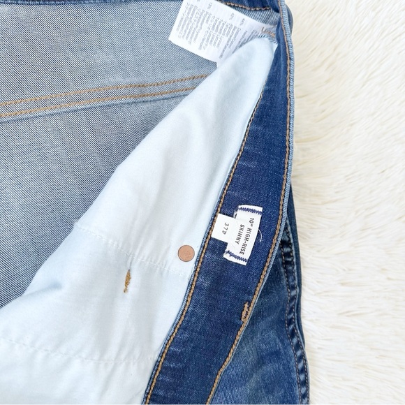 MADEWELL 10” High Rise Skinny Jeans in Danny Wash Size 37P Plus Size - Picture 6 of 8